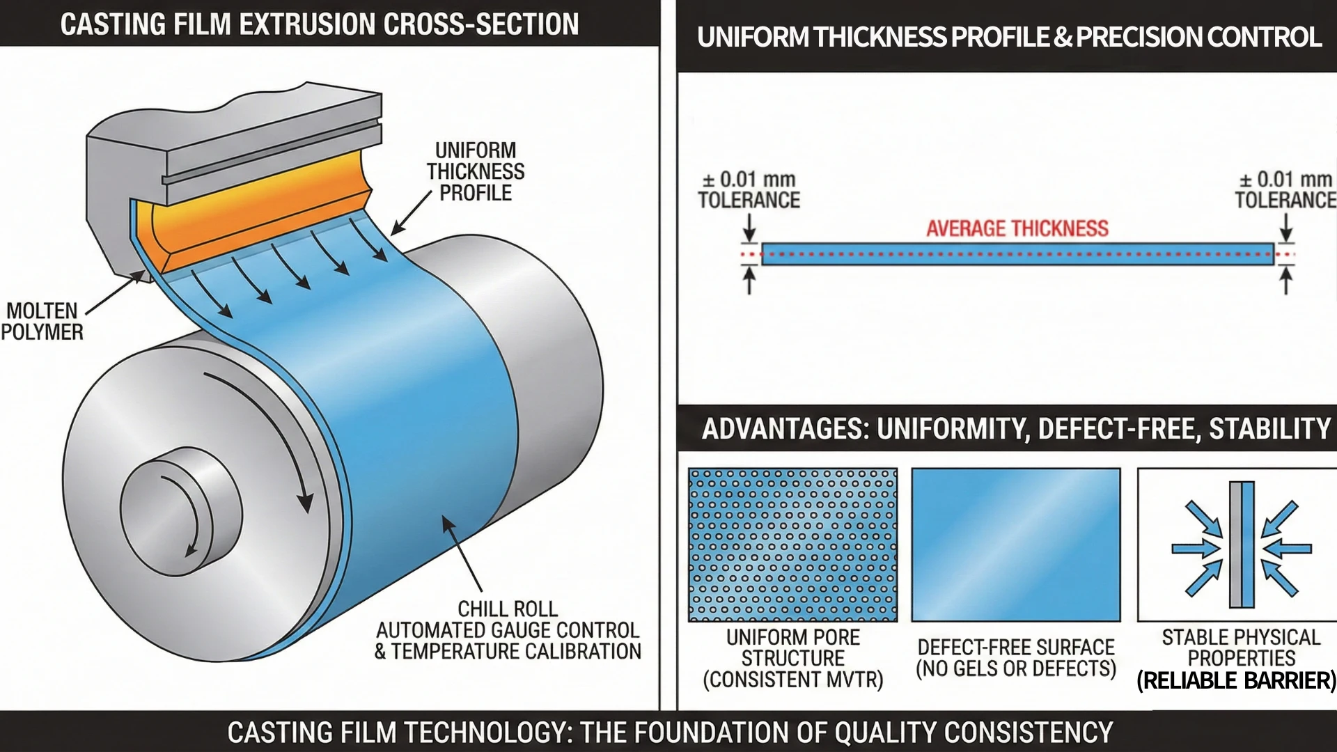 流延法 (Casting Film Technology) 的極致精準